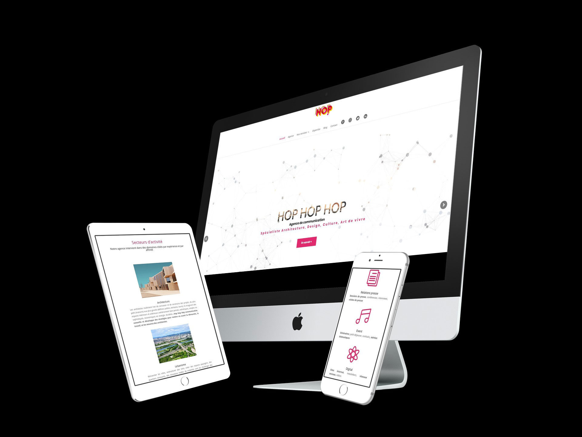image site vitrine agence comm