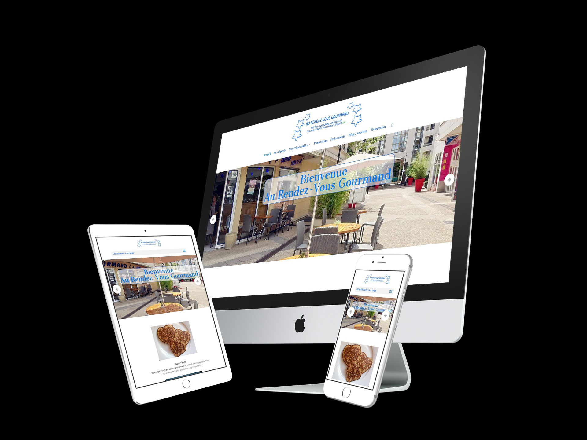 refonte site vitrine restaurant rdv gourmand